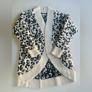 ugg cheetah print cardigan